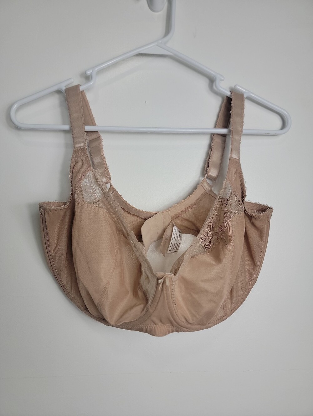 Panache Jasmine Tan W/ Lace Accent Underwire Bra, 38H
